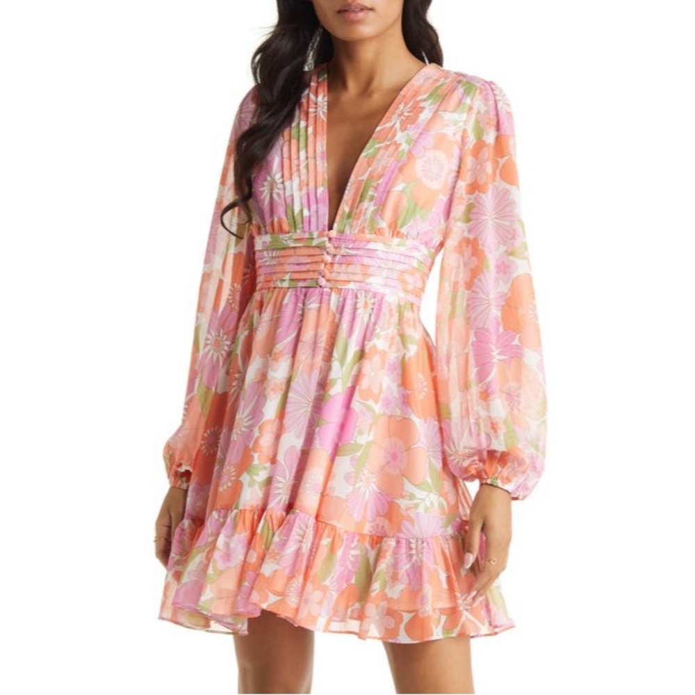 VICI colorful floral dress